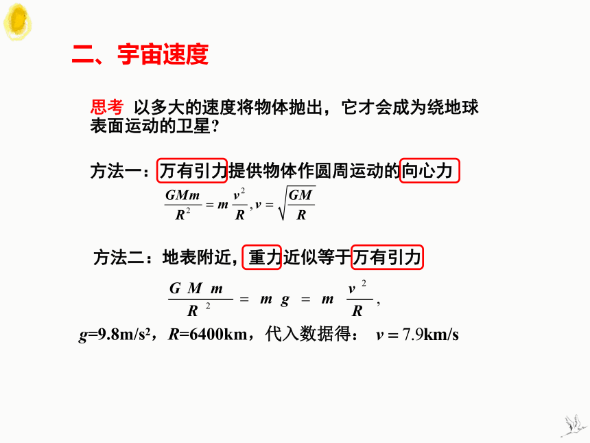 6.5 宇宙航行-2020-2021学年高一下学期人教版物理必修2 课件47 张PPT