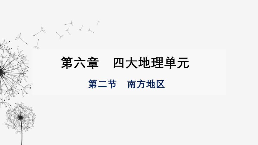 2021-2022学年粤教版地理八年级下册6.2南方地区课件（共26张PPT）