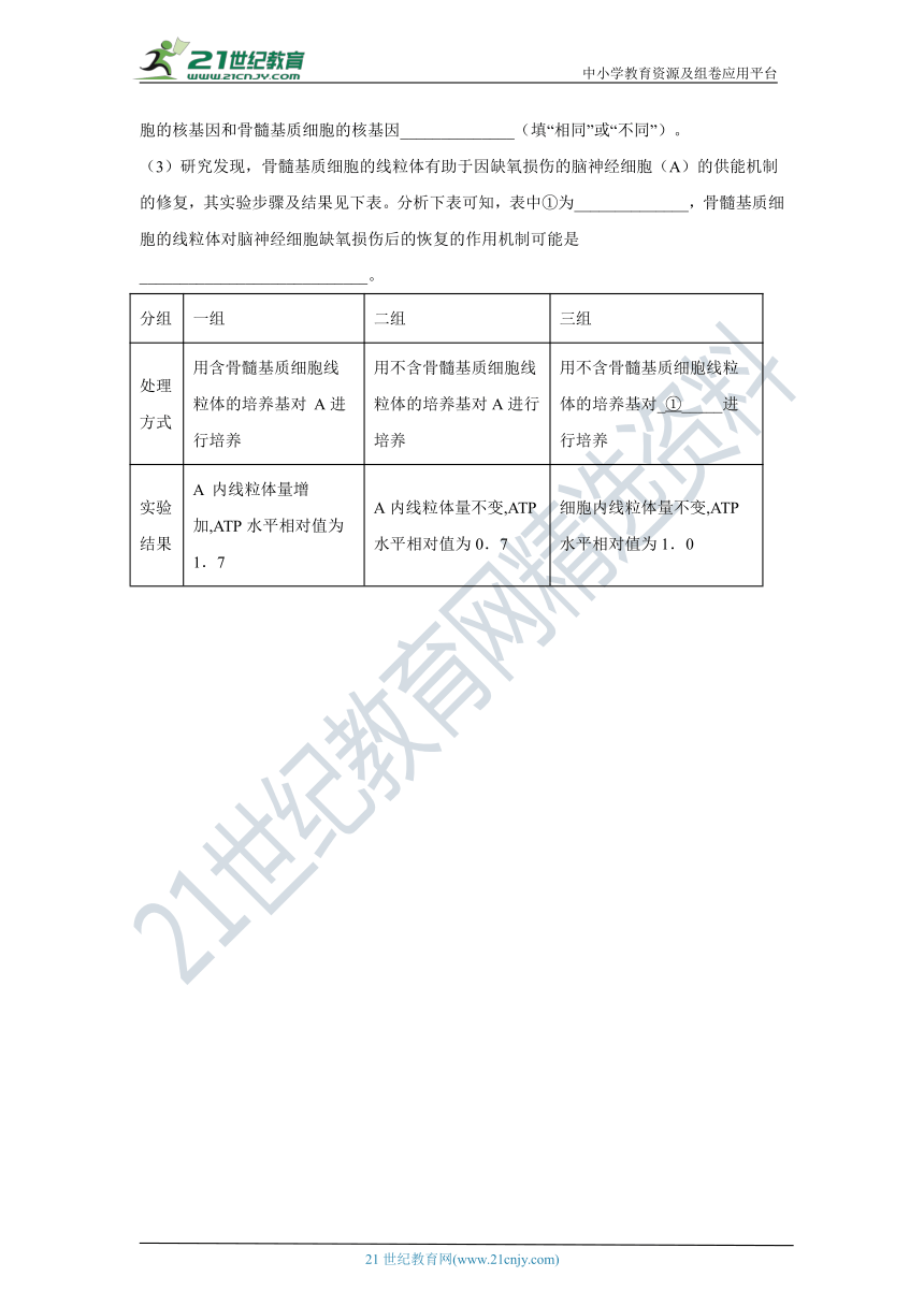 【新人教版】高中生物必修一6.3细胞的衰老和死亡 同步课后培优练（含解析）