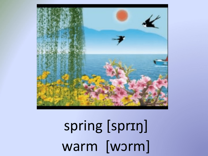 Unit2 Spring Is Coming！PartA 课件(共15张PPT)