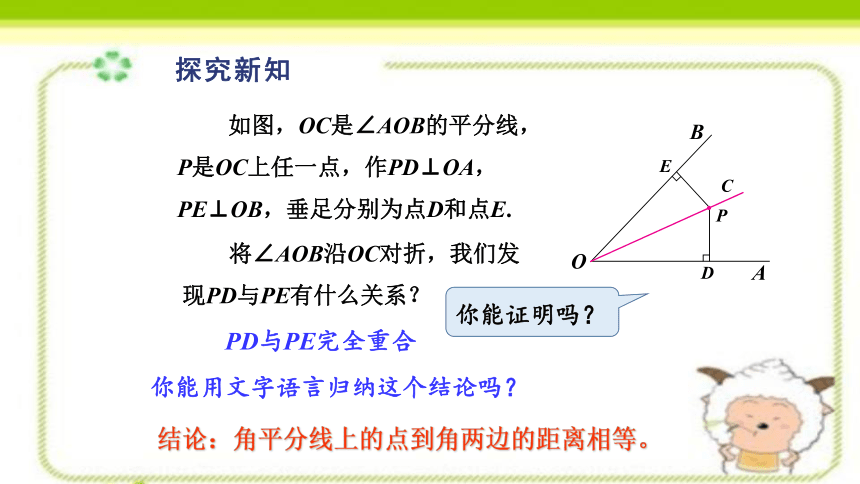 华师大版数学八上13.5.3角平分线的课件(共16张PPT)