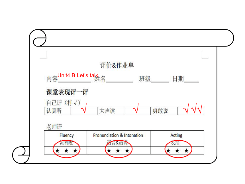 Unit4 My home B let's talk课件(共16张PPT)