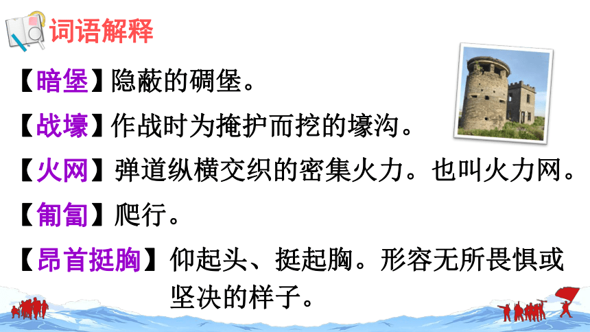 部编版语文六年级下册第四单元 13《董存瑞舍身炸暗堡》课件 （共24张PPT）