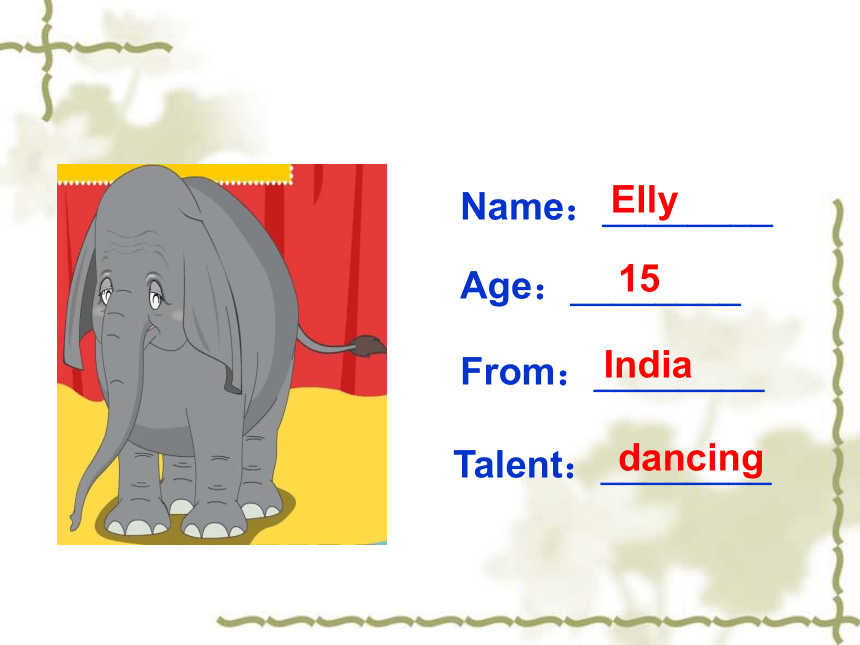 Unit8 Talent show Lesson6 课件（共14张PPT）