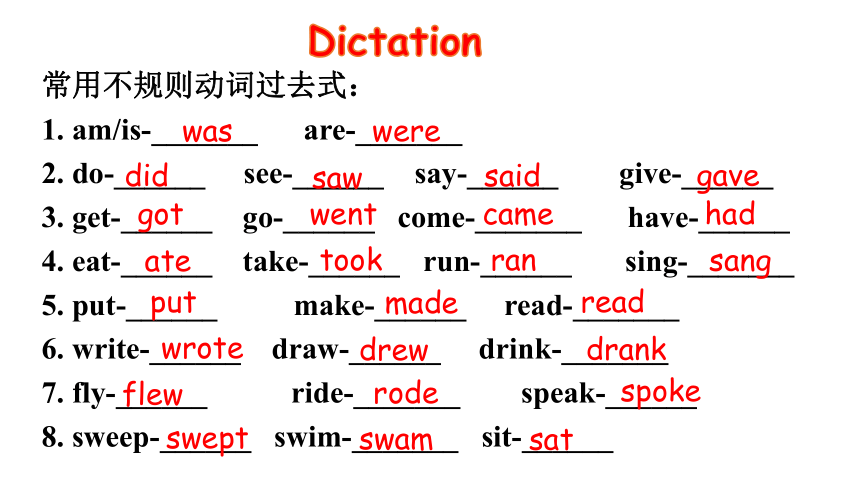 Unit 1 Where did you go on vacation grammar 课件