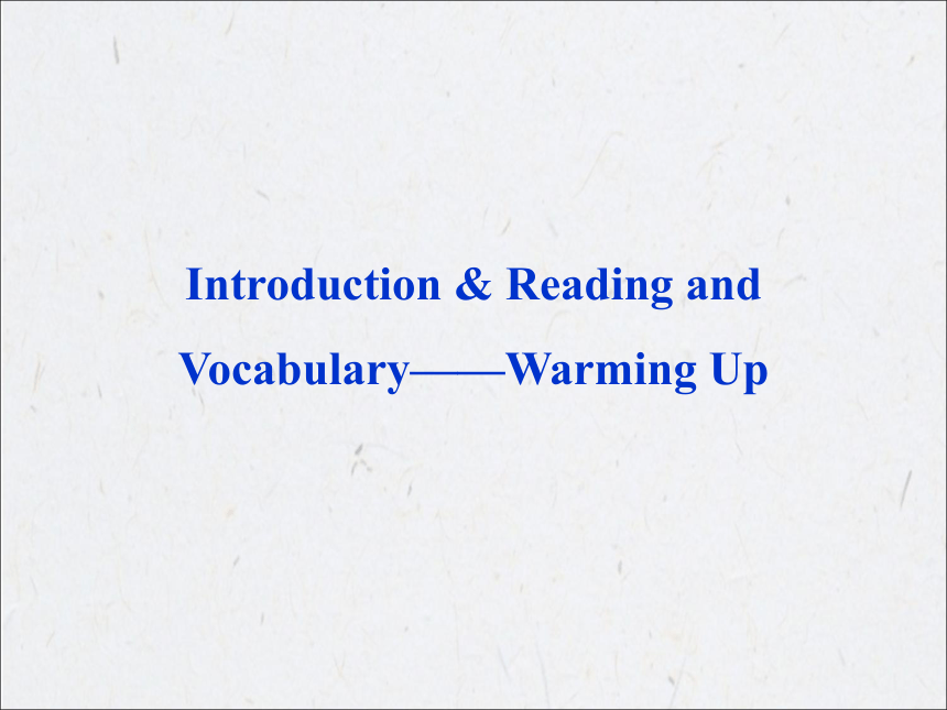 外研版 必修五 Module 5 The Great Sports Personality_Introduction & Reading and Vocabulary——Warming Up课件(22