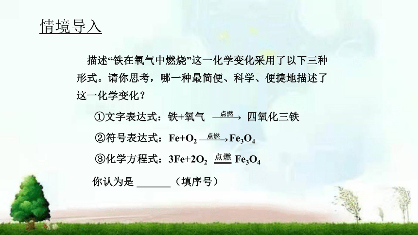 2022年鲁教版（五四制）化学八年级全一册 5.2.2 化学方程式的书写 课件(共13张PPT)