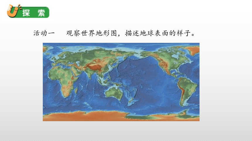 2.1 地球的表面 课件（16张PPT）