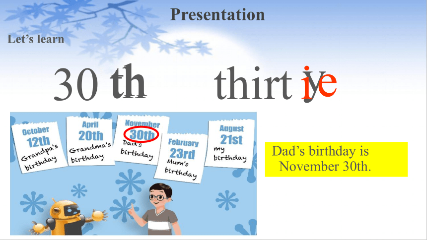 Unit 4 When is the art show? Part B Let’s learn 课件（19张ppt）