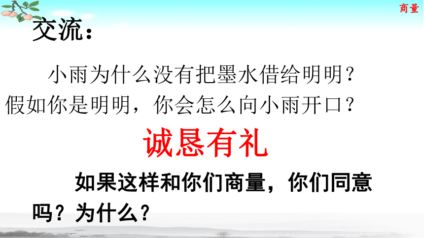 人教部编版二年级语文上册课文4《口语交际：商量》  课件（16张ppt）