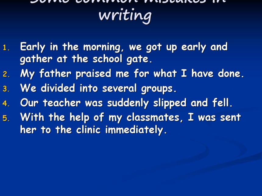 高三英语二轮复习---Writing  Correcting mistakes 教学课件 (共24张PPT)