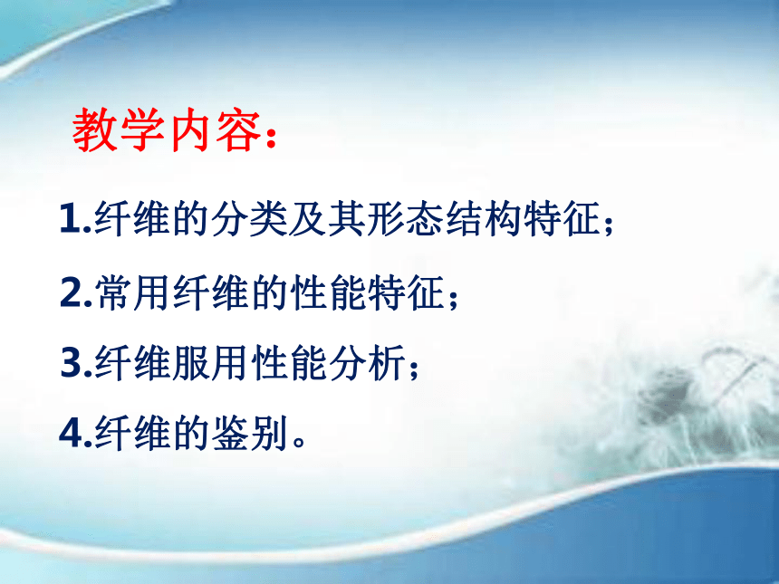 2.1纤维的分类及其形态结构特征  课件(共20张PPT)-《服装材料》同步教学（中国纺织出版社）