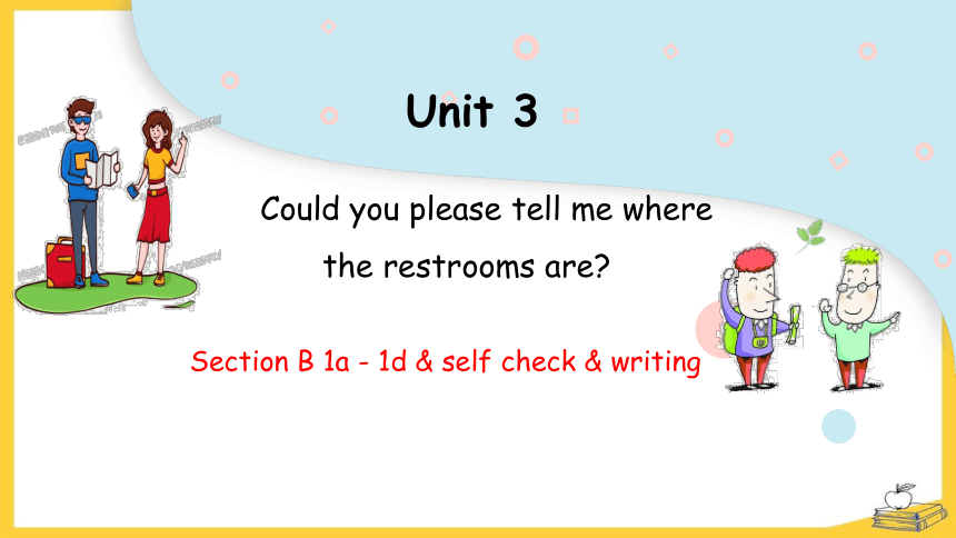 【培优课堂】Section B listening&writing 课件+内嵌音频 人教九年级 Unit 3 Could you please tell me where the restrooms