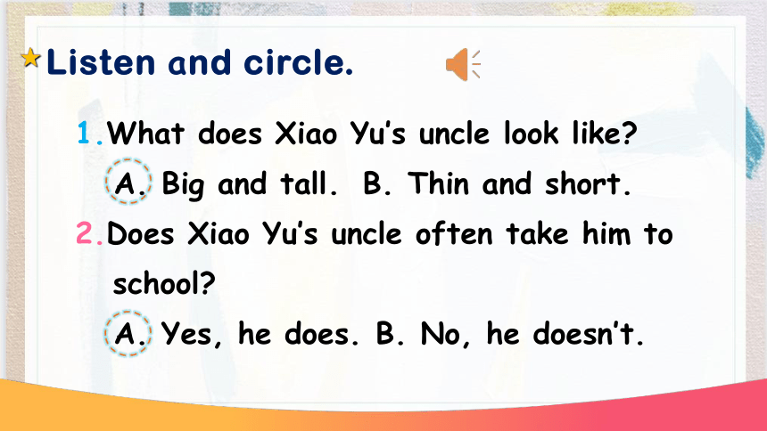 Unit 5 What does he do？ PB Let's talk 课件(共24张PPT)