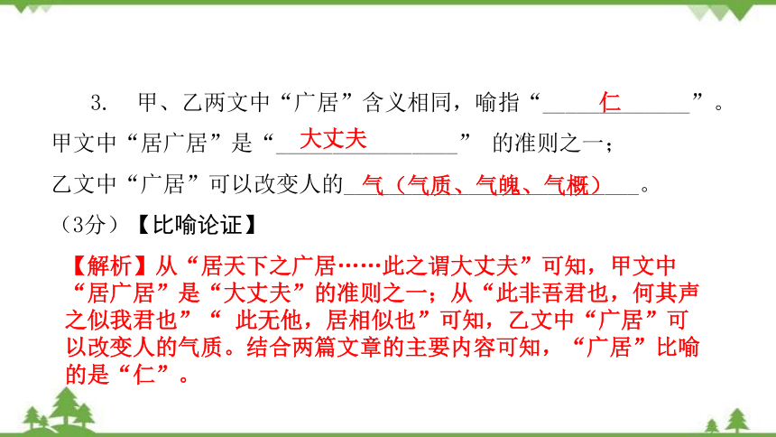 九年级下册第三单元主题阅读 习题课件(共21张PPT)