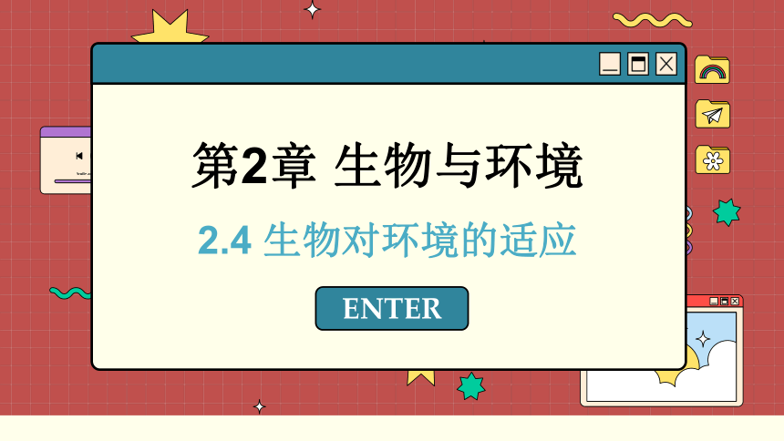 2.2.4 生物对环境的适应课件(共53张PPT)2023-2024学年初中生物苏科版七年级上册