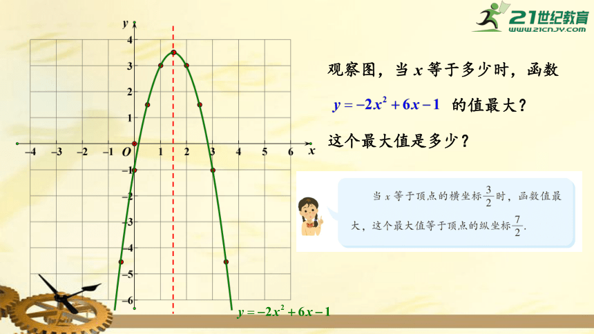 1.2 二次函数的图象与性质（第5课时）   二次函数y=ax^2+bx+c（a≠0）的图象与性质  课件（共22张PPT）