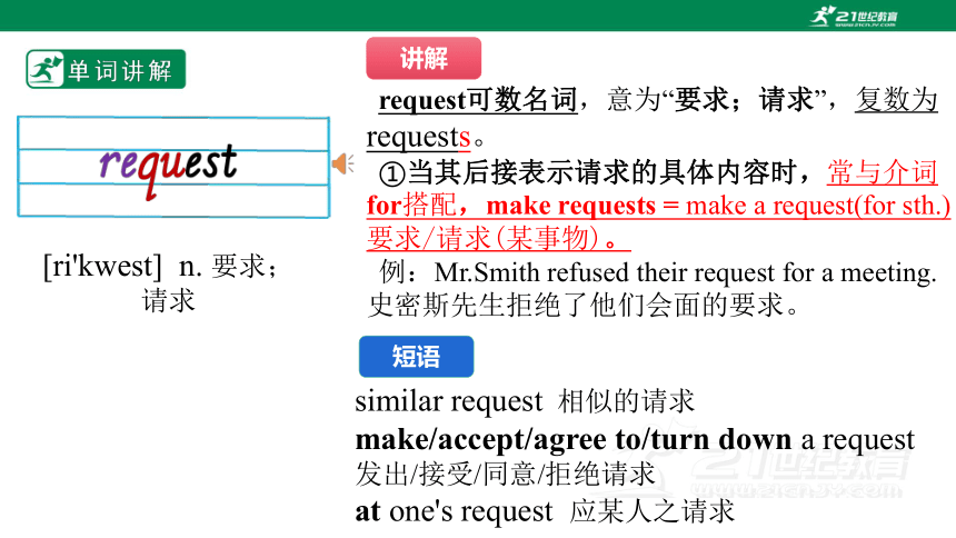 Unit 3 Could you please tell me where are the restrooms are？  Section B单词讲解课件+嵌入音频