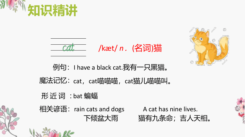 人教版（新）三上 Unit 4  Part A  第2课时 Let's learn~Letters and sounds【优质课件】