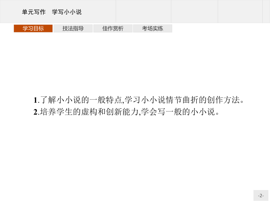 人教统编版语文 选择性必修上册 第三单元 单元写作 学写小小说 课件（共19张PPT）