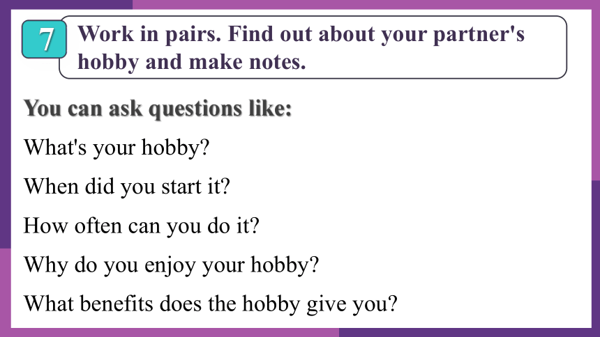 Module 6 Hobbies Unit 2 Hobbies can make you grow as a person.写作(共16张PPT)