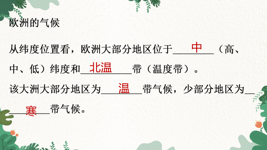 商务星球版地理七年级下册6.3 活动课 认识欧洲课件(共24张PPT)