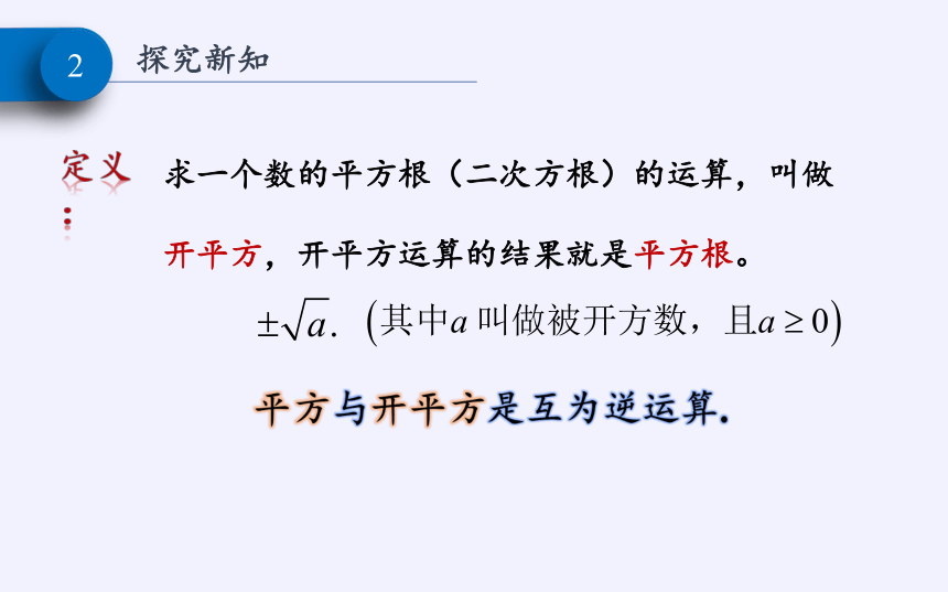 华东师大版八年级上册 数学  11.1.1平方根课件(共20张PPT)