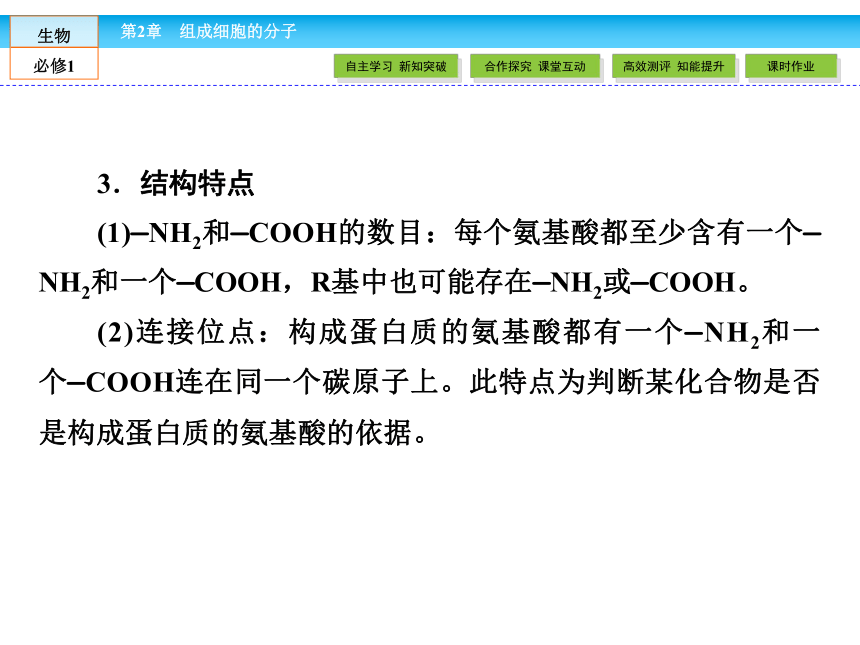 （人教版）高中生物必修一：2.2《生命活动的主要承担者——蛋白质》课件（共51 张PPT）