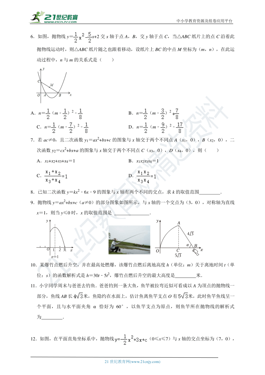 浙江省24届中考之函数综合（精选全省各市历年中考及模拟考经典题型，常考题型，压轴题型，适合中等生及中上学生）