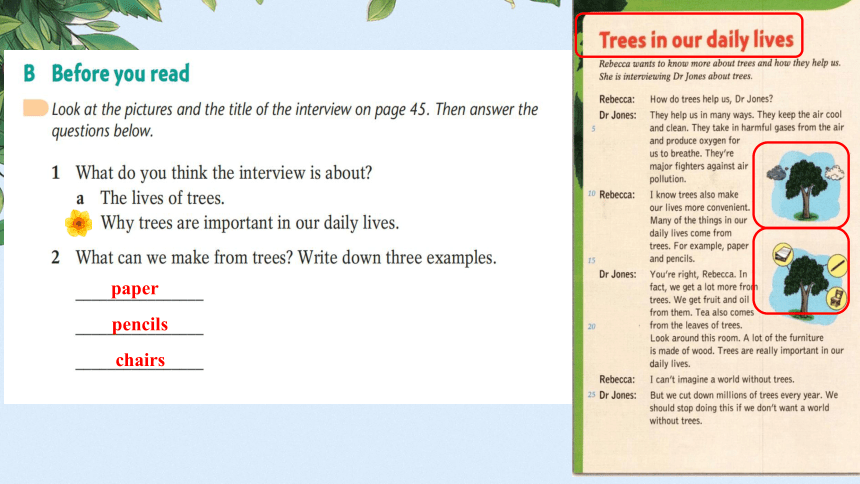 牛津深圳版（广州沈阳通用）七年级下册 Module 2 Unit 4 Save the trees 课件 (共14张PPT)