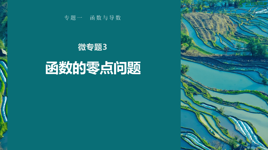 高考数学专题一　微专题3　函数的零点问题   课件(共51张PPT)