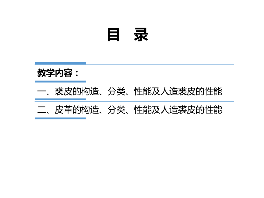 5.1裘皮与皮革 课件(共49张PPT)-《服装材料》同步教学（中国纺织出版社）