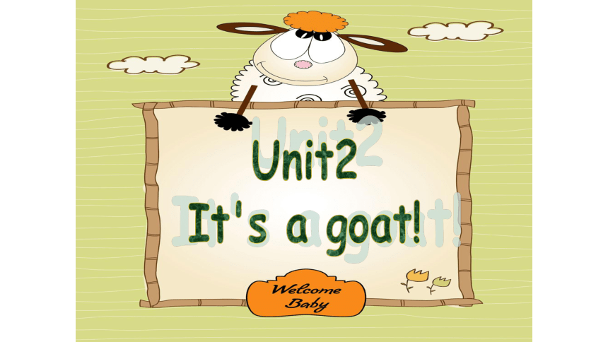 Unit 2 It's a goat. 第四课时课件(共15张PPT)