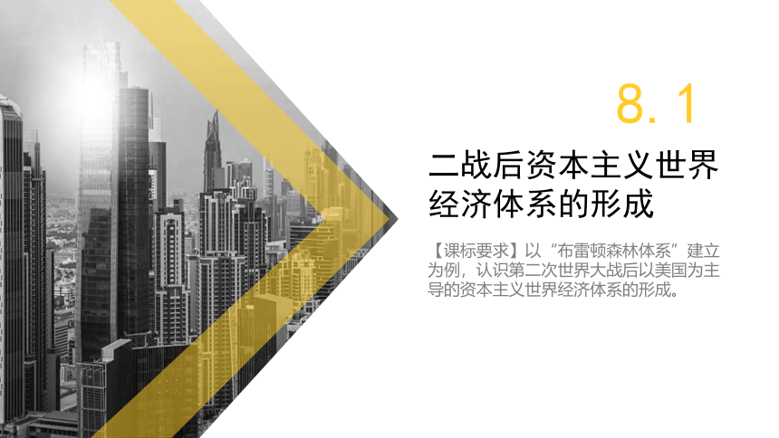 2020-2021学年人民版高中历史必修二 二战后资本主义世界经济体的形成课件（共25张PPT）