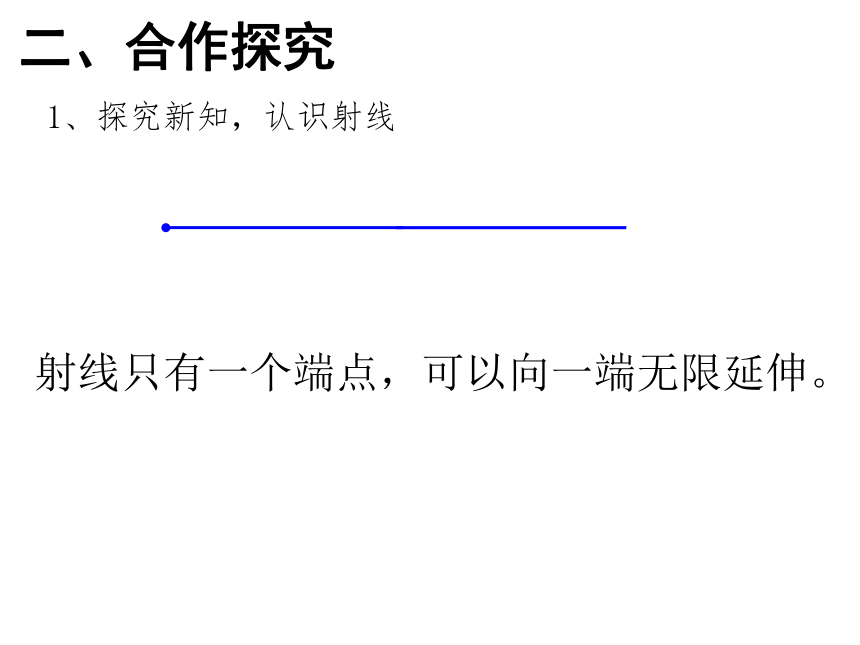 3.1 线段、直线和射线（课件） 数学四年级上册-西师大版(共23张PPT)