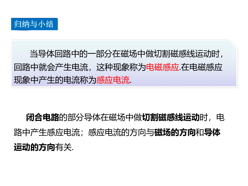 2021-2022学年度北师版九年级物理下册课件  第十四章第7节 学生实验：探究——产生感应电流的条件(共30张PPT)