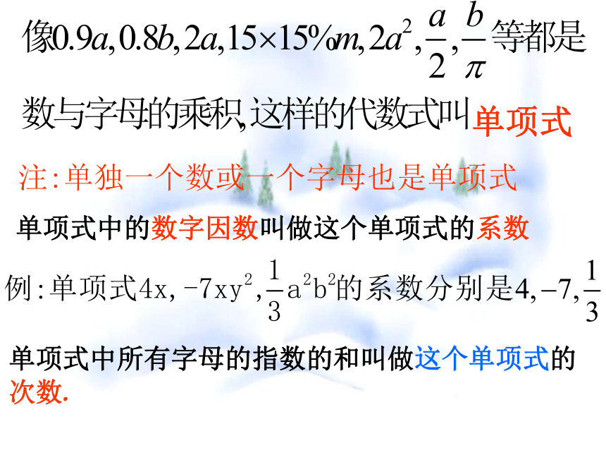 苏科版七年级数学上册课件 3.2 代数式（共15张ppt）