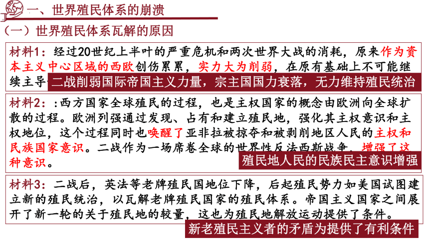 纲要下册第21课世界殖民体系的瓦解与新兴国家的发展课件（共18张ppt）