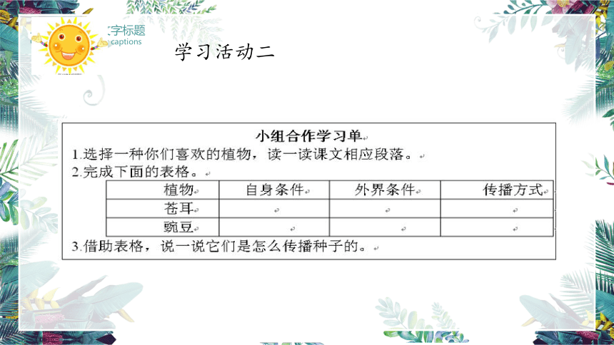 3 植物妈妈有办法 第二课时（课件）(共14张PPT)