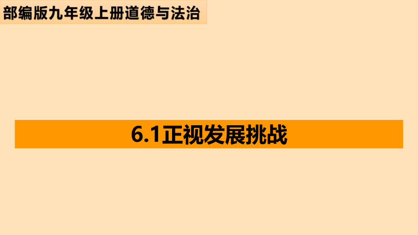 6.1 正视发展挑战 课件(共18张PPT)