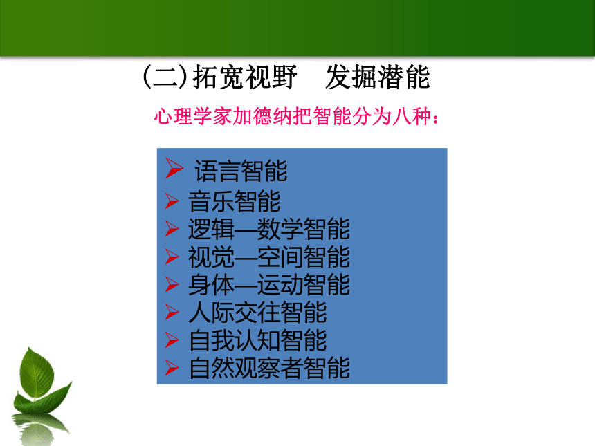 人教版（中职）心理健康 4.2 挖掘潜能 掌控学习 课件（28张PPT）