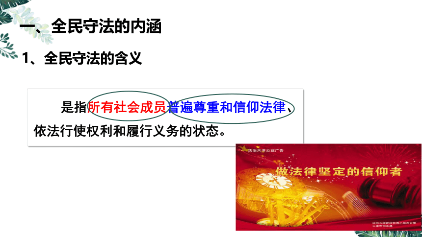 高中政治统编版必修3 9.4全民守法 课件（共23张ppt）