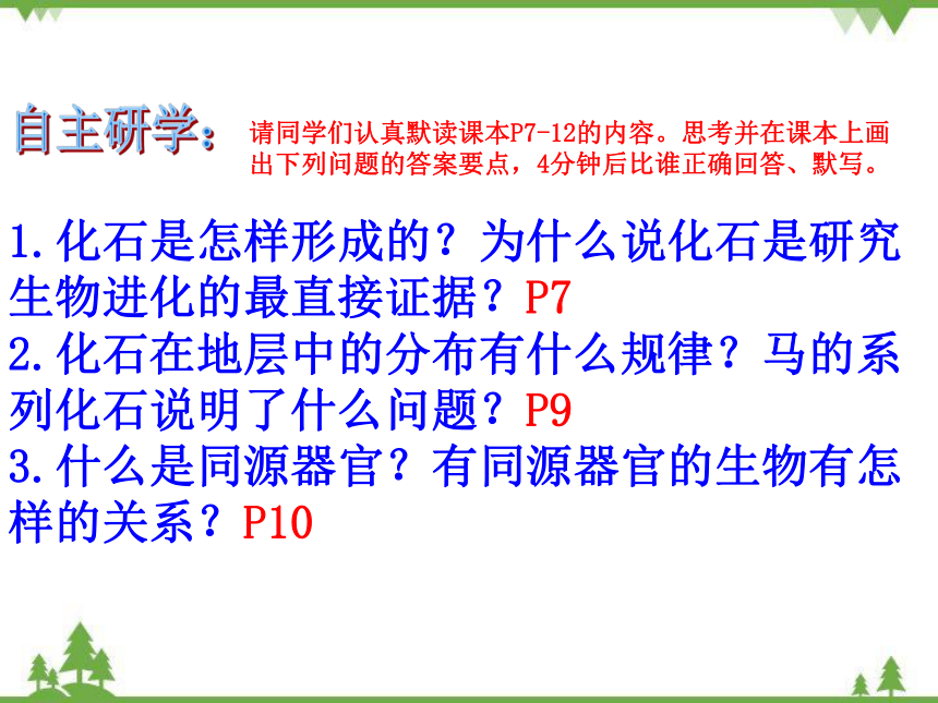 济南版生物八年级下册 第五单元 第一章 第二节 《生物进化的证据》课件2(21张ppt)