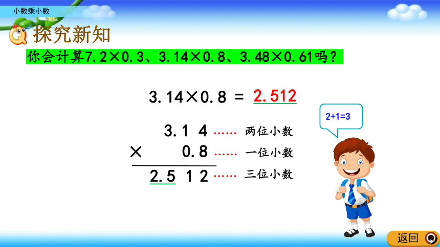 青岛版六年制五年级上册数学 小数乘法 1、2 小数乘小数 23张幻灯片