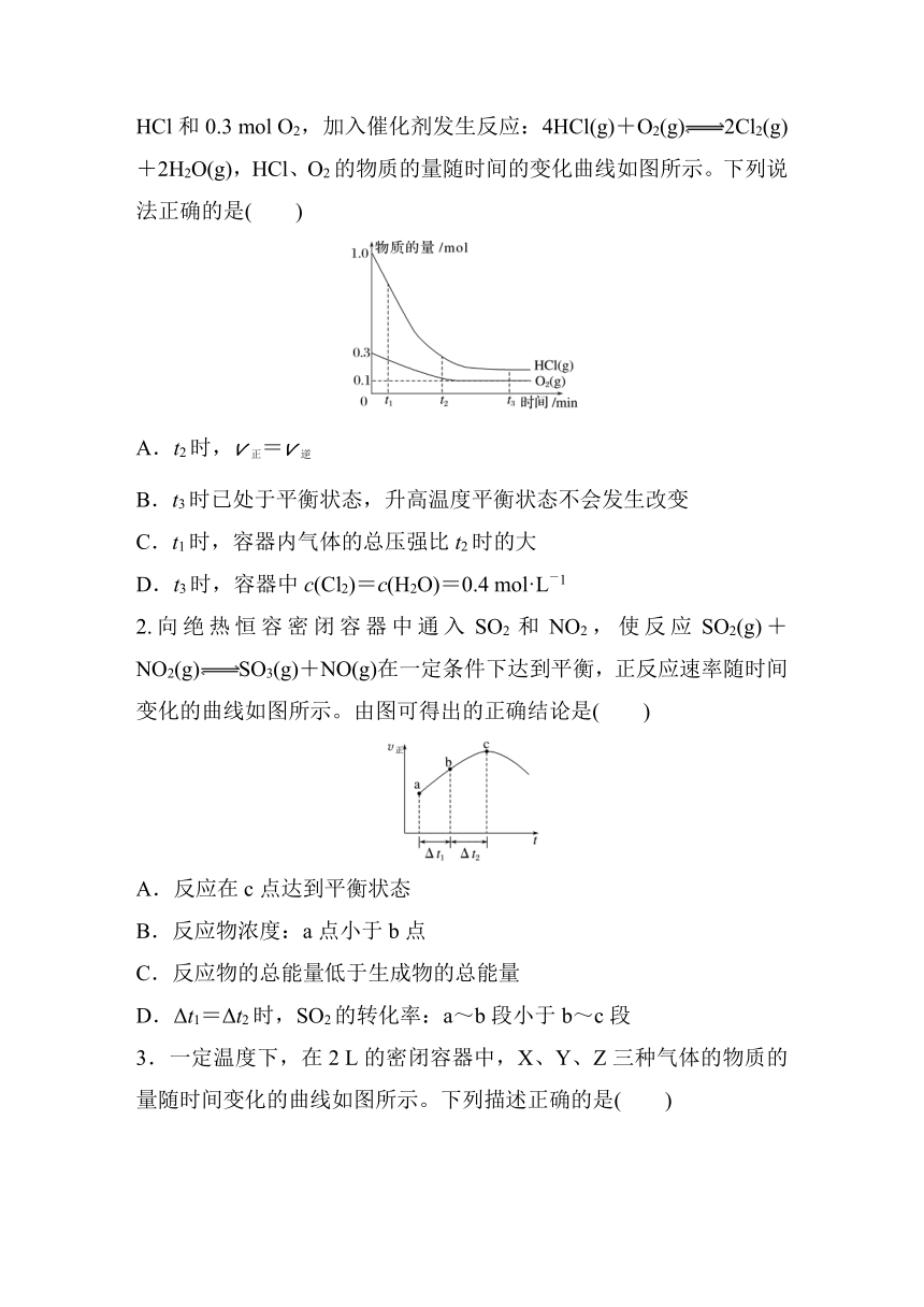 第六章　微专题四　解答化学反应速率图像题的思路 学案（含答案）