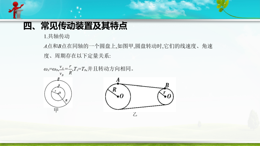 高考物理一轮 复习专题四 万有引力与曲线运动 第二讲圆周运动课件（39张PPT）（WPS打开）