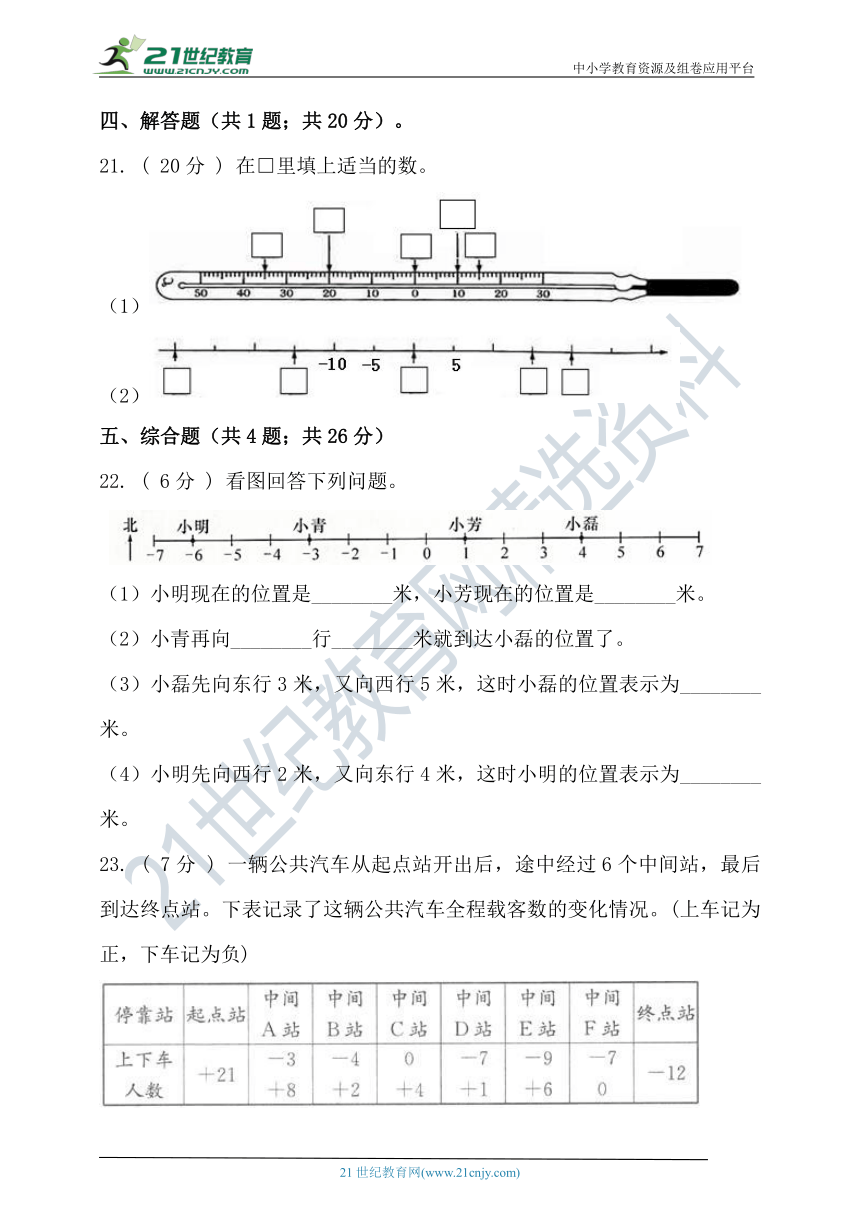 人教版六年级数学下册第一单元分数单元检测（含答案）