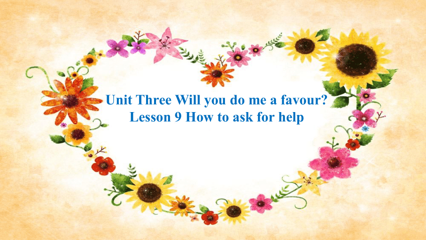 Unit3 Will you do me a favour？ Lesson9 课件(共14张PPT)