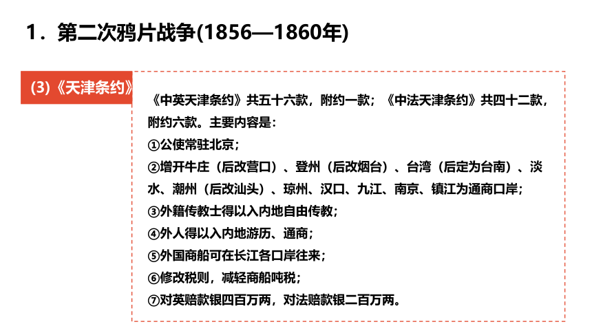 8.1.2 第二次鸦片战争与太平天国运动 课件（35张PPT）