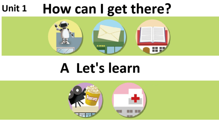 Unit 1 How can I get there  Part A Let's learn 课件（希沃版+图片版PPT)